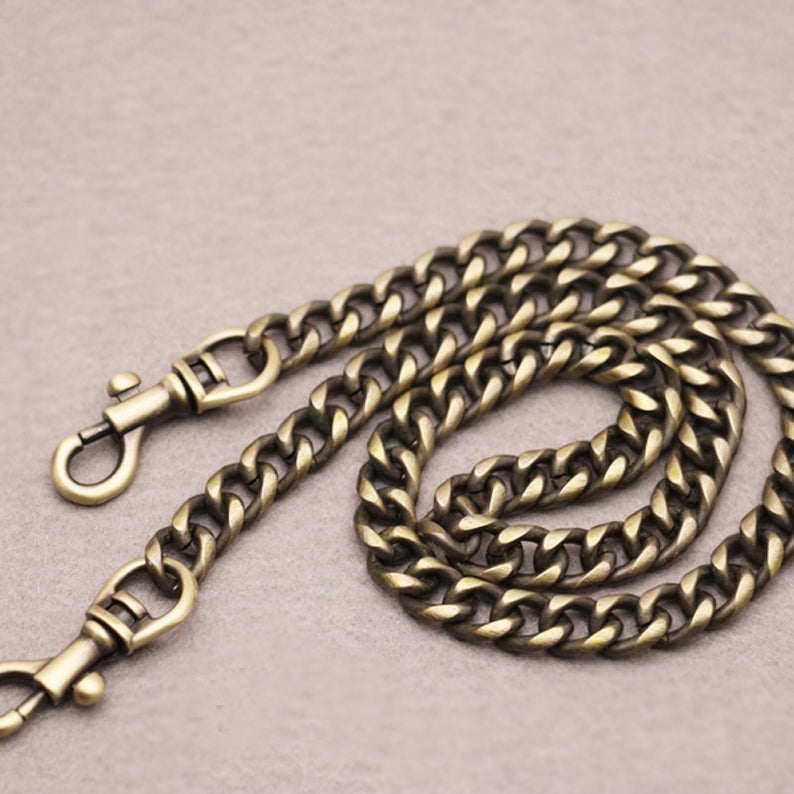 Nila Metal Crossbody Chain Strap Antique Gold