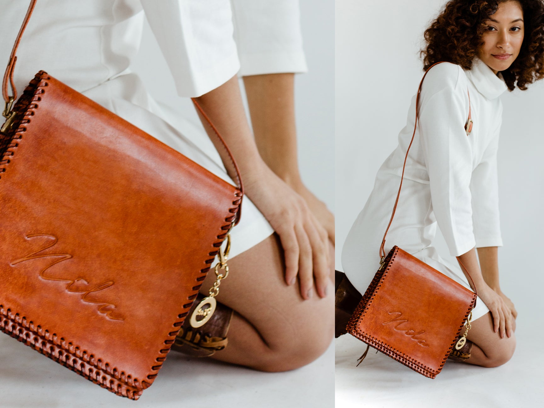 Square leather crossbody bag shop