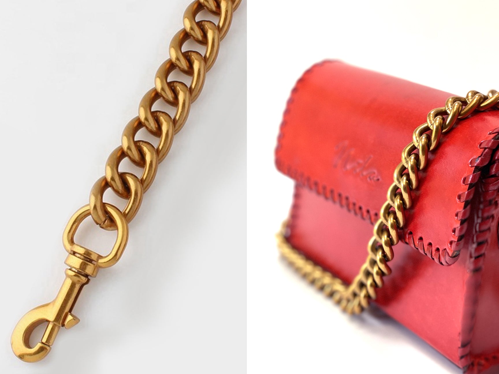 How to make old purse straps look new