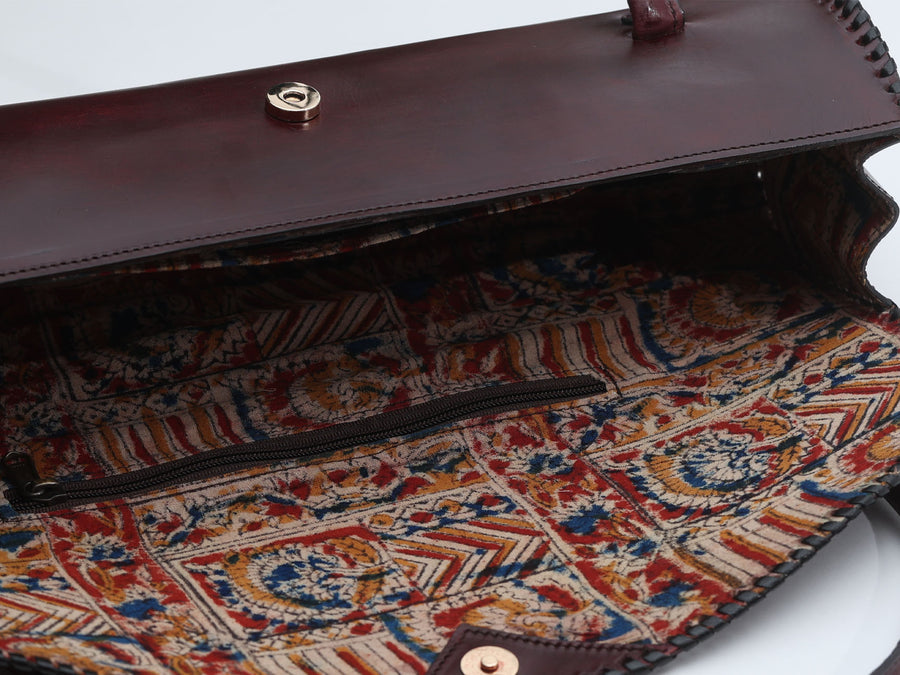The Nila Claret Bag