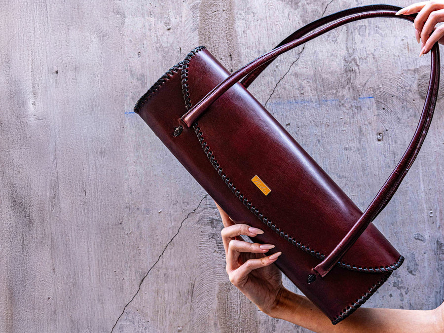 The Nila Claret Bag