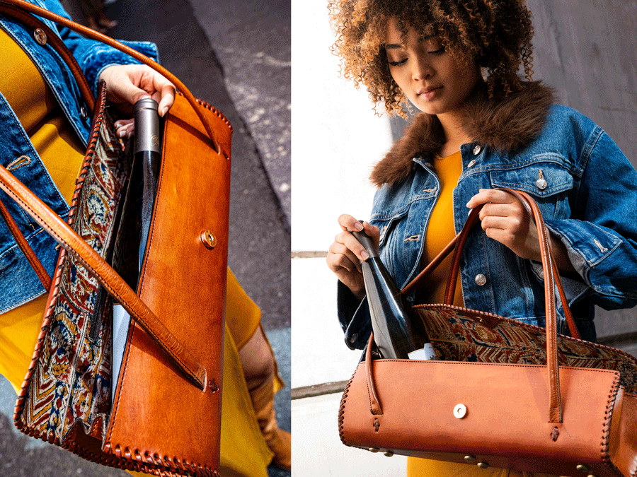 The Nila Claret Bag