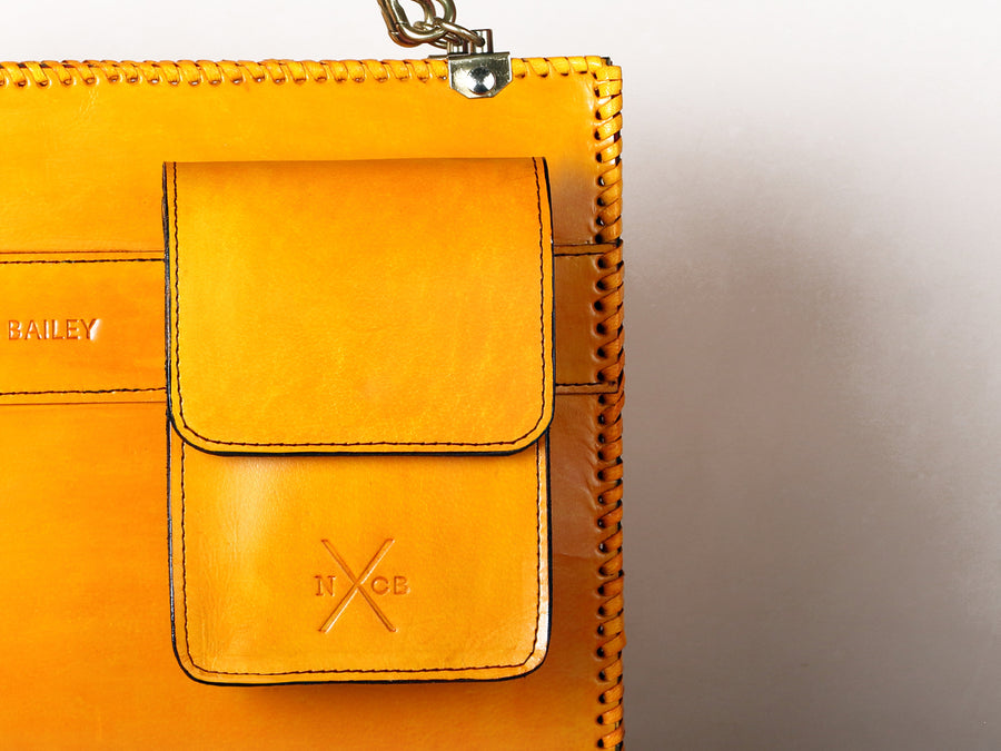 The Bailey Pouch in Mustard