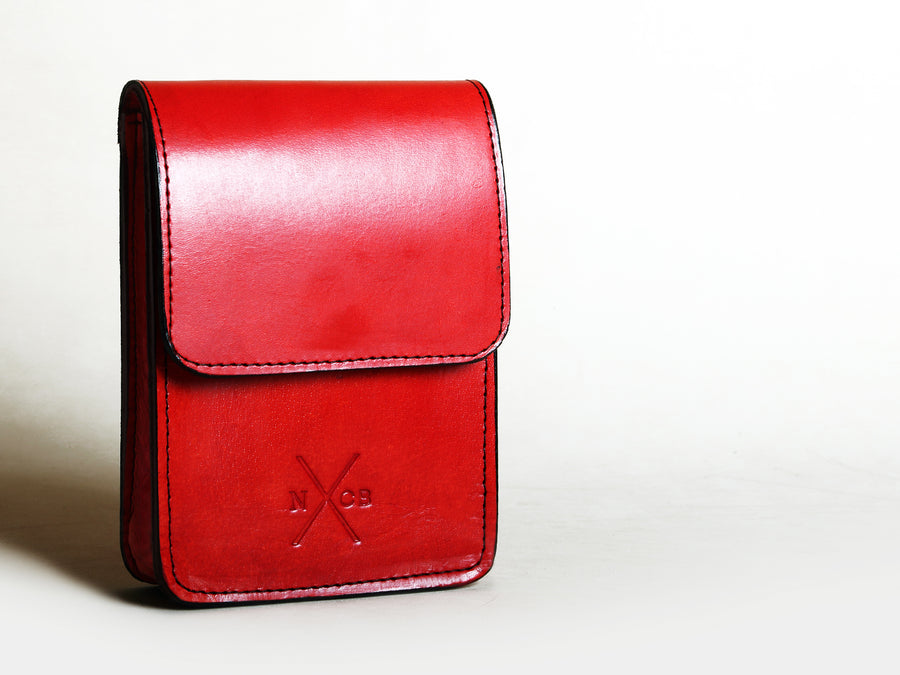 The Bailey Pouch in Ruby