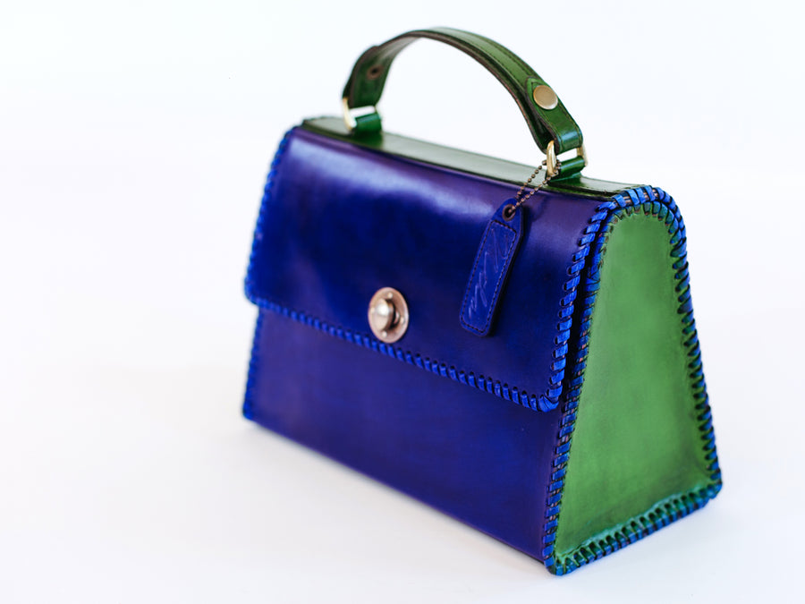 Vintage Elite Handbags Patent Leather Handbag