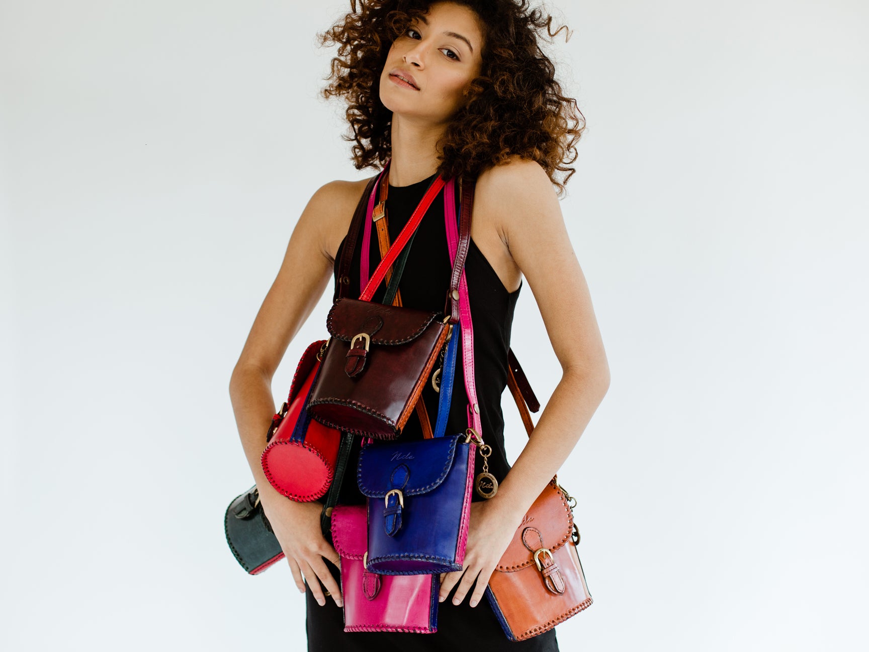 Nila Duo Tone Mini Basket Bag – Nila Bags